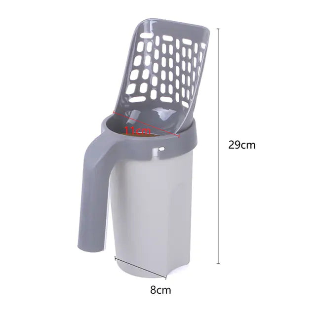 All-in-One Cat Litter Scoop and Waste System