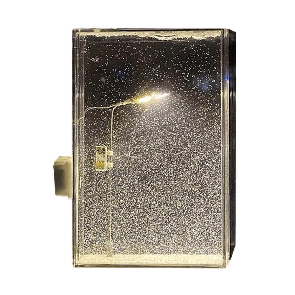 Christmas Night Snowy Street Lamp